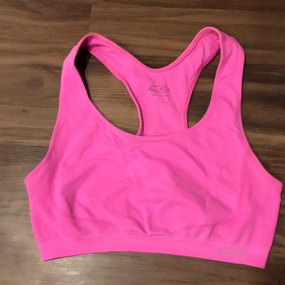 pink champion sports bra